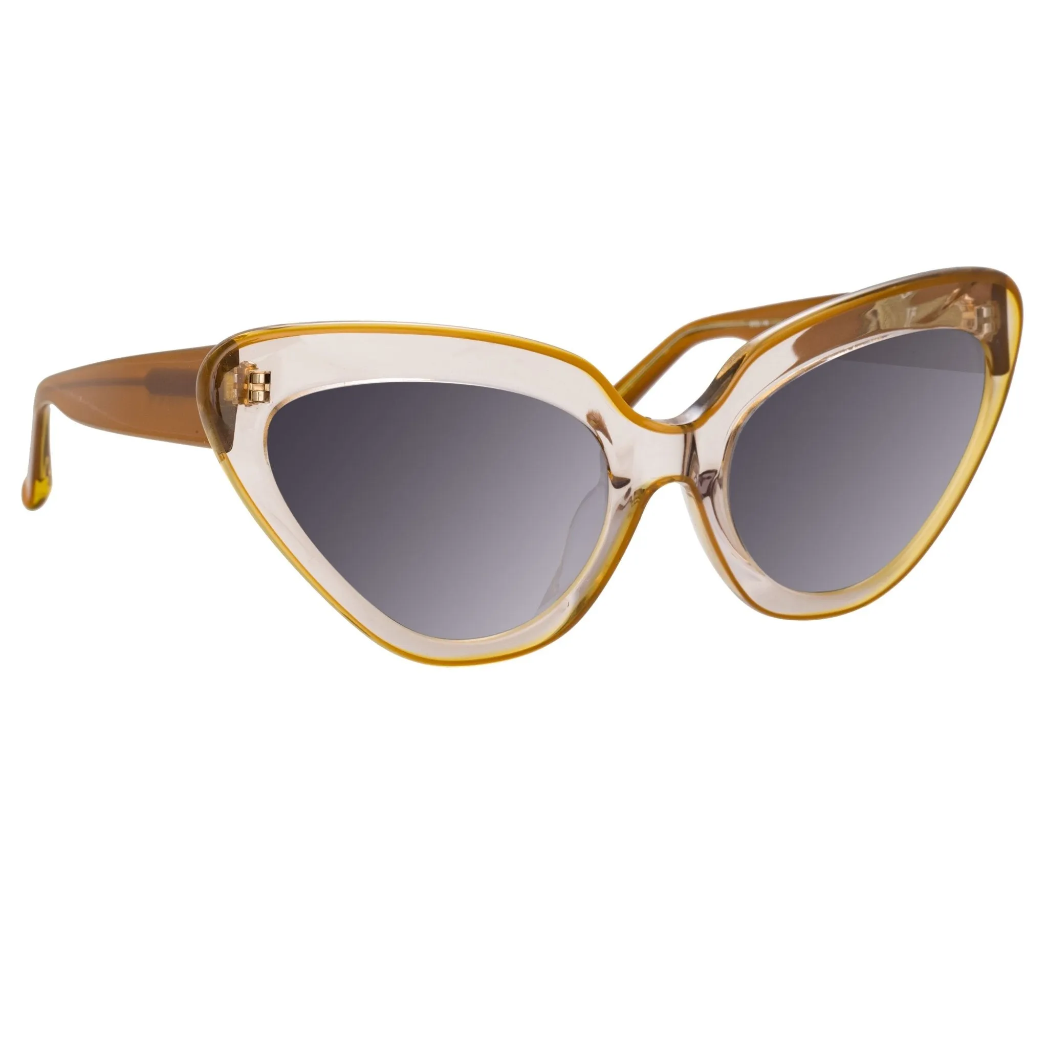 Erdem Sunglasses Cat Eye Marmalade and Grey