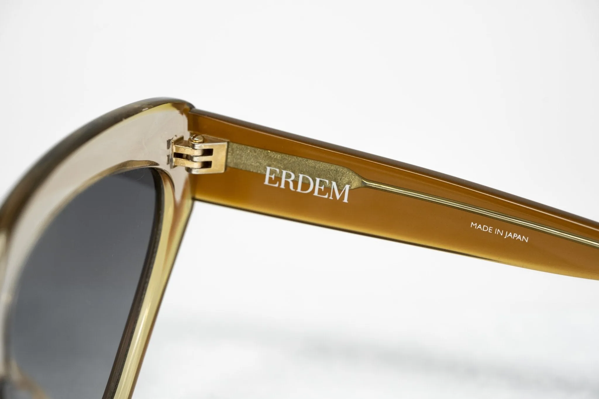 Erdem Sunglasses Cat Eye Marmalade and Grey