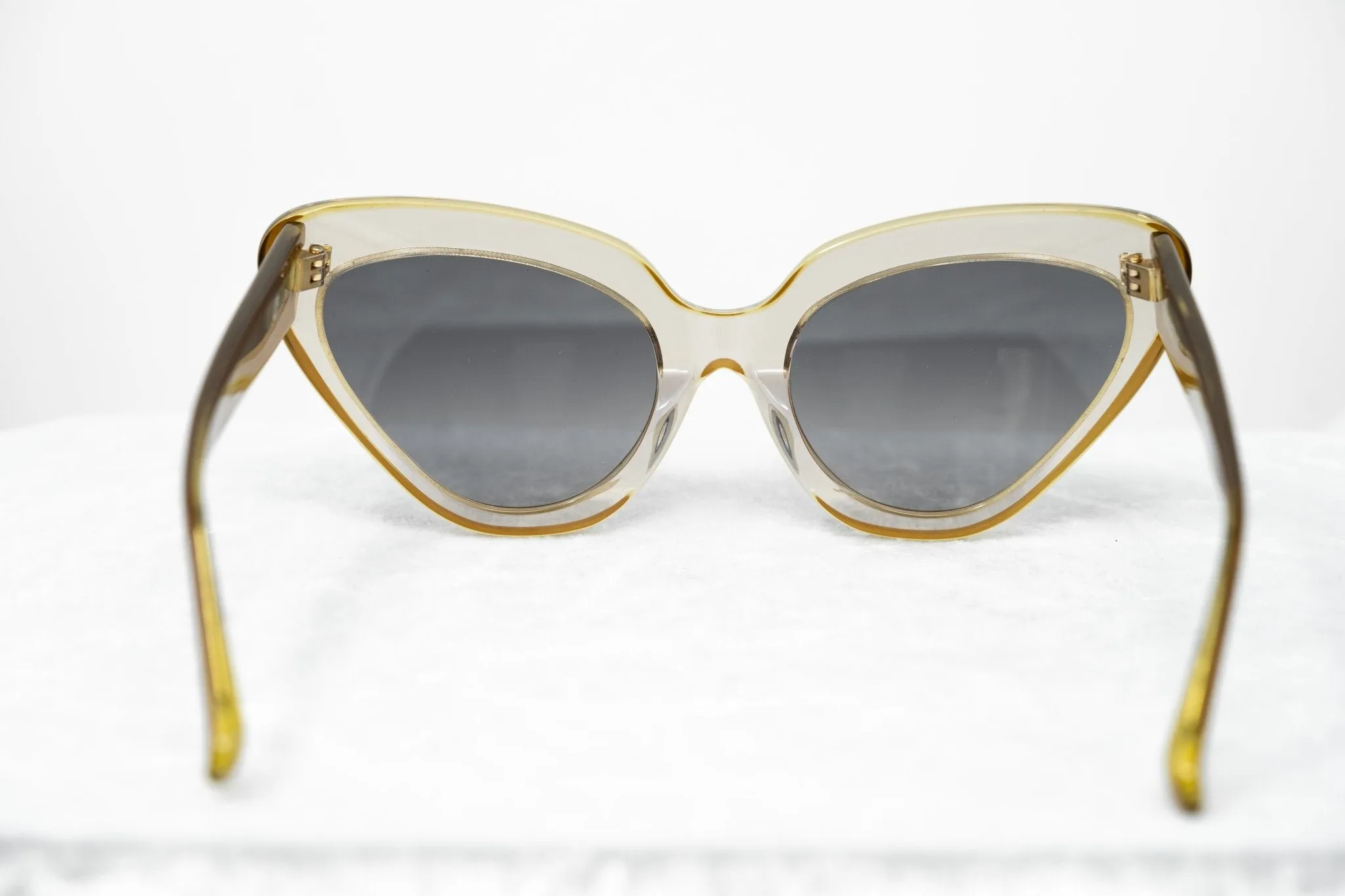 Erdem Sunglasses Cat Eye Marmalade and Grey