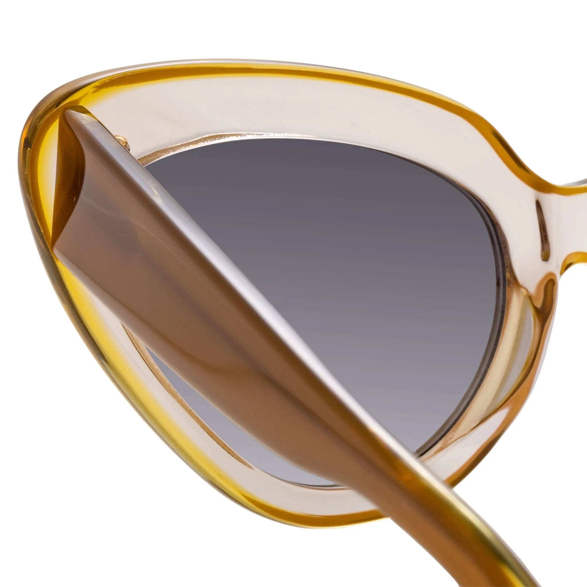 Erdem Sunglasses Cat Eye Marmalade and Grey