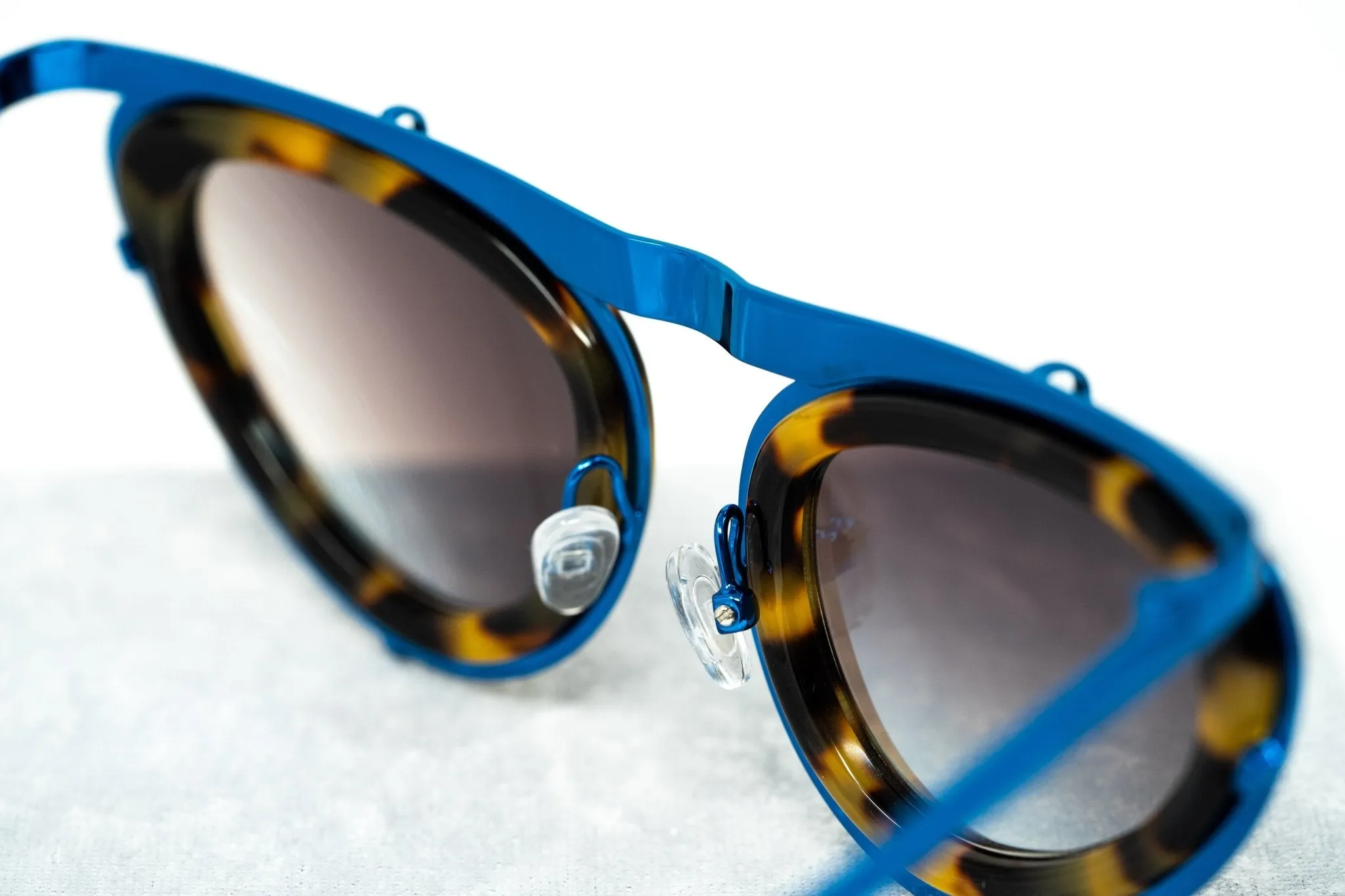 Erdem Sunglasses Cat Eye Tortoise Shell and Blue