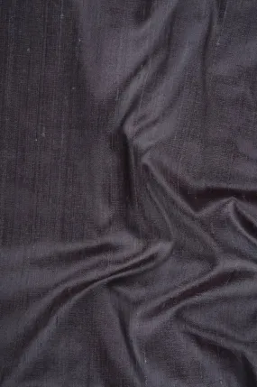 Excalibur Dark Brown Dupioni Silk Fabric