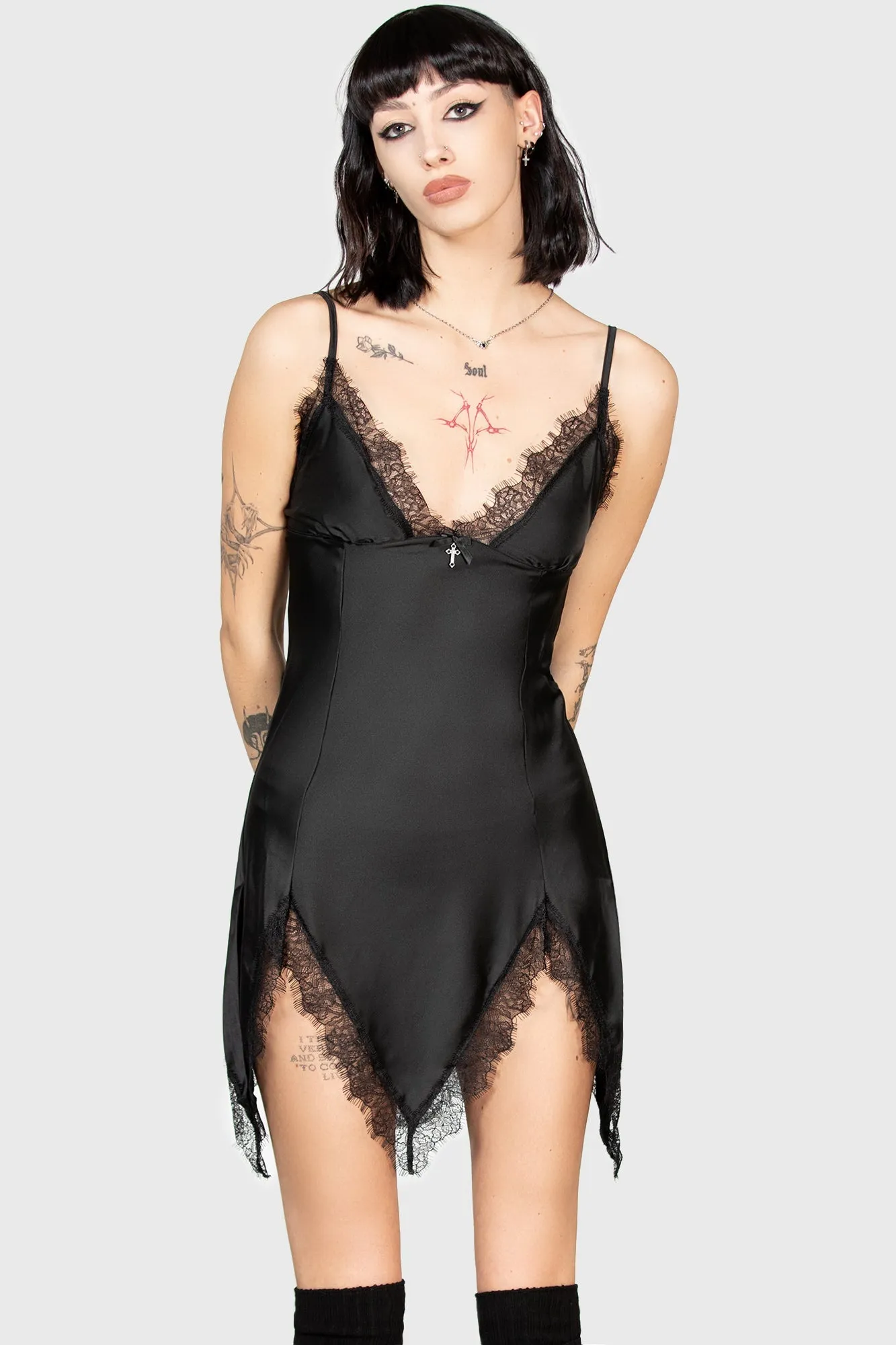 Fatal Farewell Slip Dress [B] - Resurrect