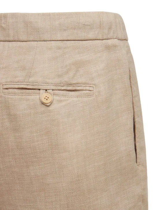 Frescobol Carioca   Felipe linen &amp; cotton shorts 