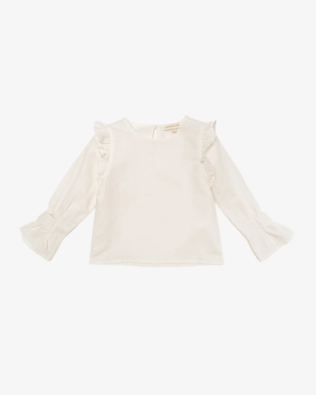 Frill Trim Shoulder Blouse