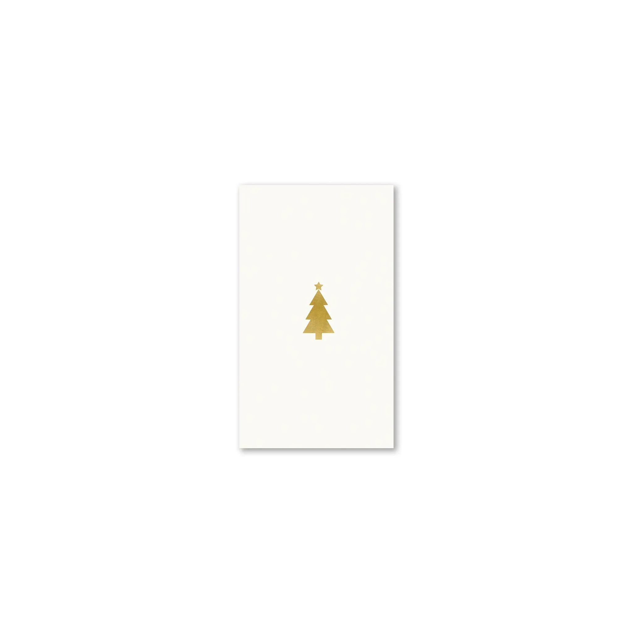 Golden Holiday Gold Tree Guest Napkin