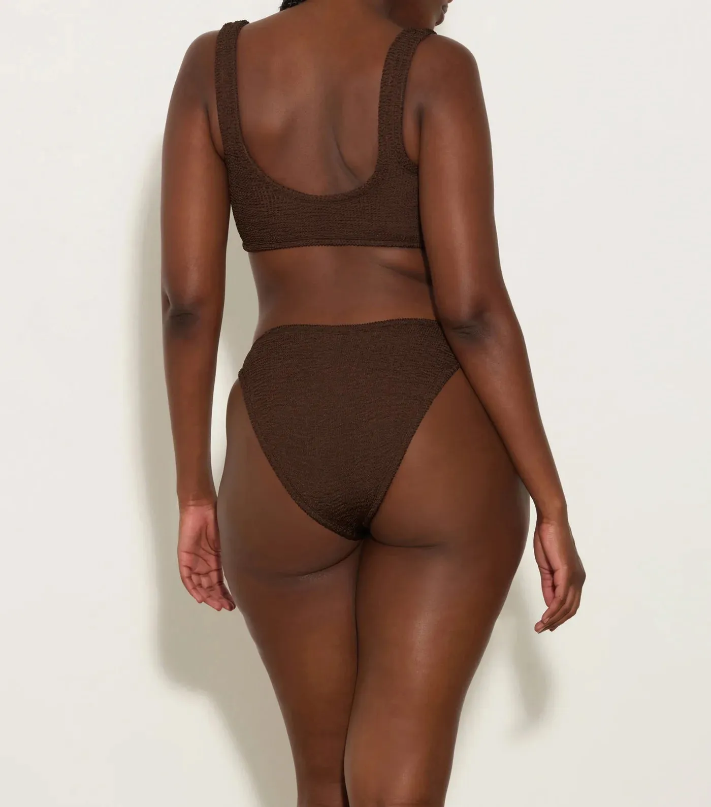 Hallie Bikini - Metallic Chocolate