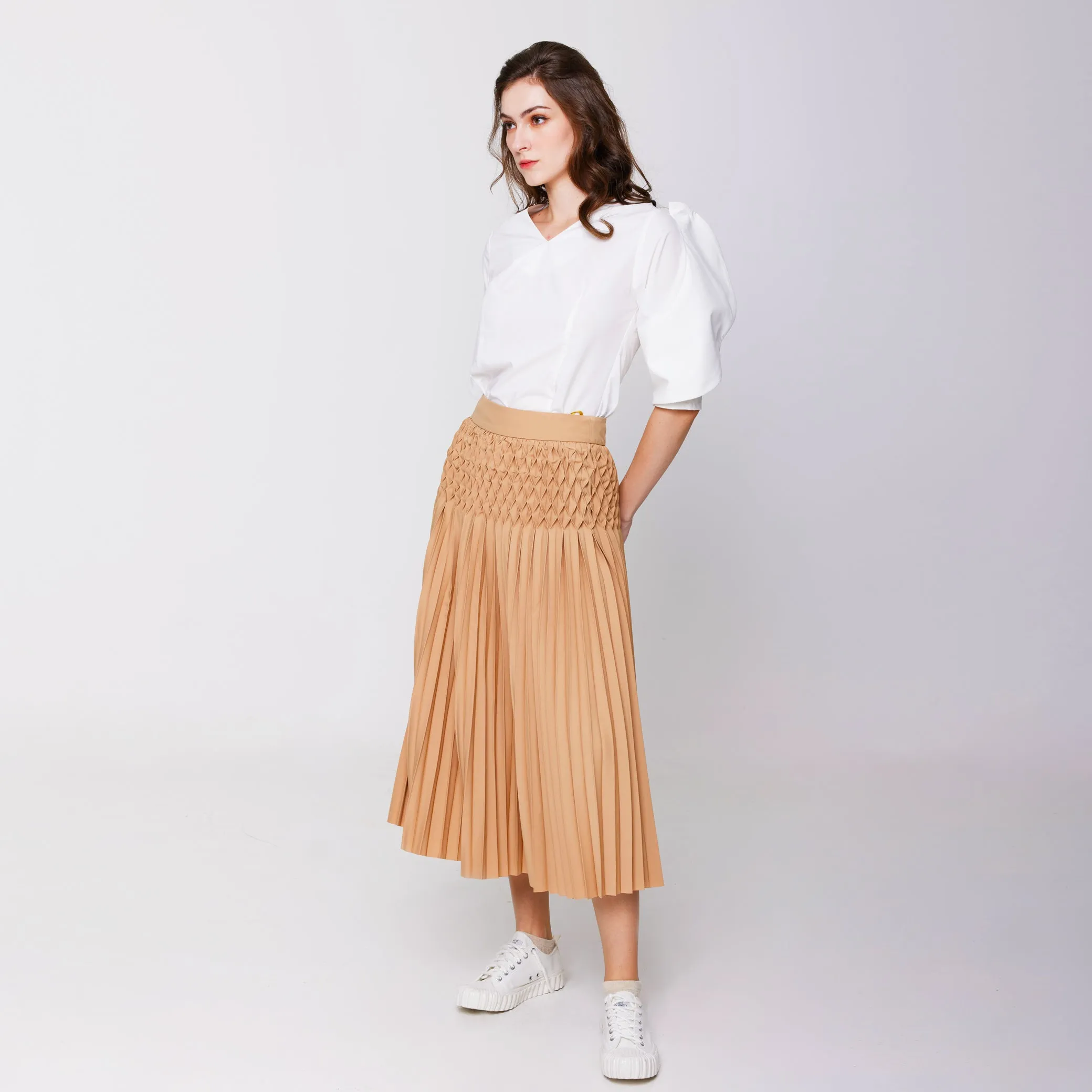 Hand Pleated Skirt