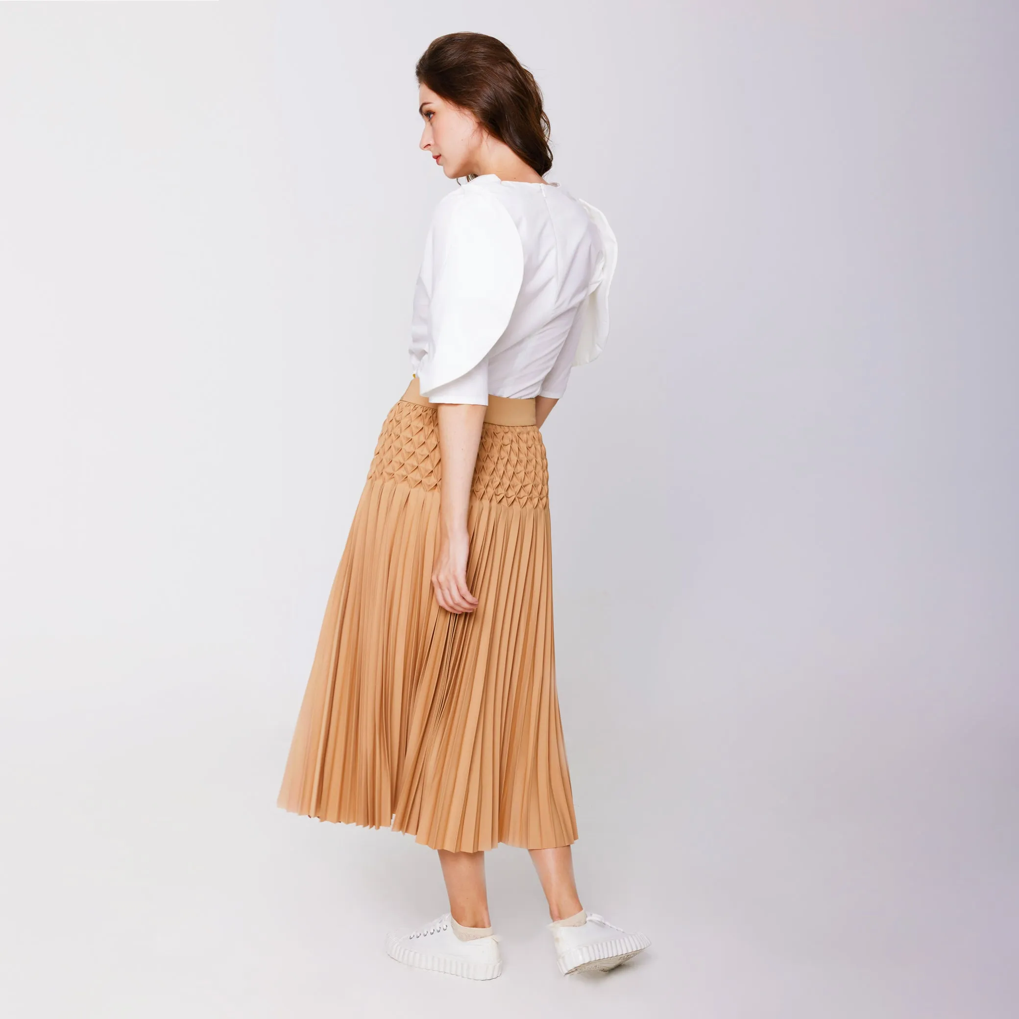 Hand Pleated Skirt