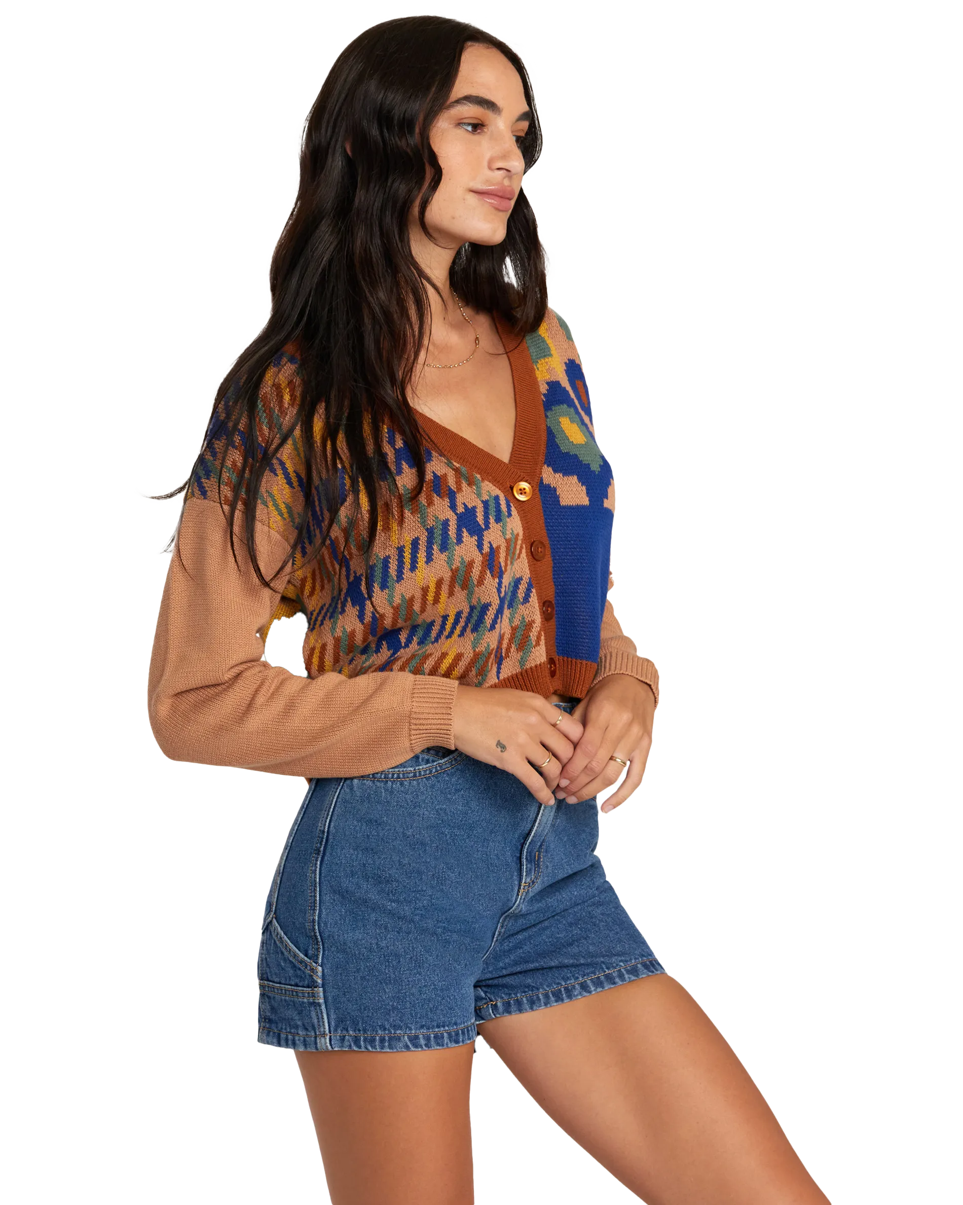 Happy Hour Cardigan in Multi