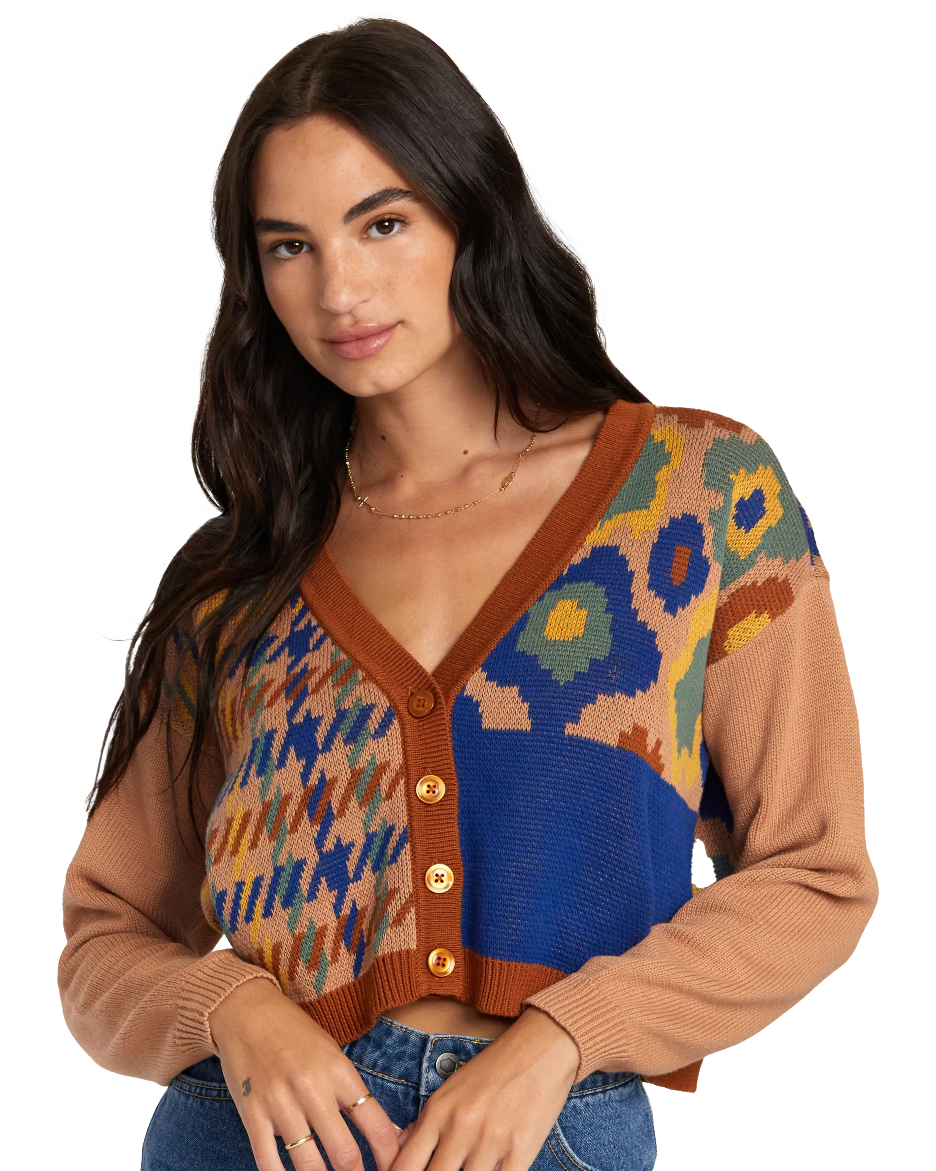 Happy Hour Cardigan in Multi