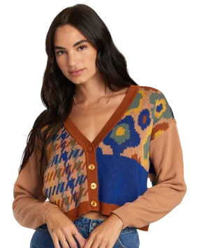 Happy Hour Cardigan in Multi