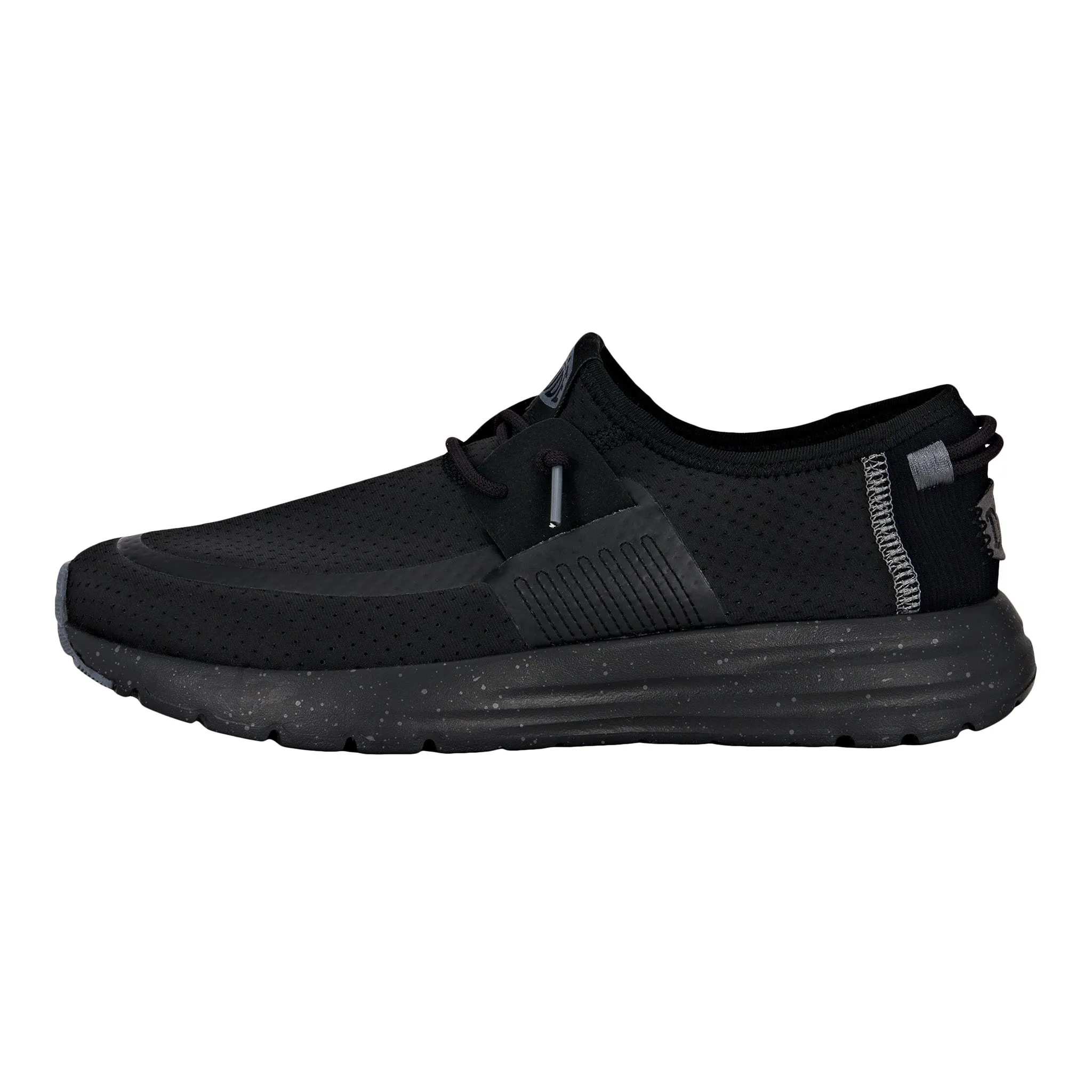 Hey Dudes Men's Sirocco Black Mesh Shoe