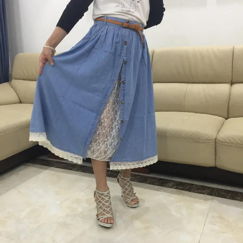 Hot And Cold Midi Skirt