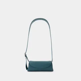 JIL SANDER Elegant Mini Blue Clutch