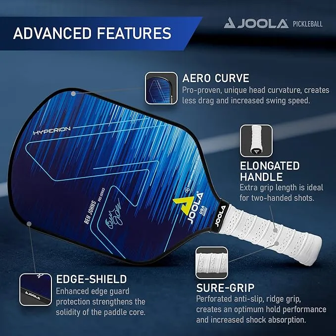 JOOLA Ben Johns Hyperion CAS 16 Premium Pickleball Paddle