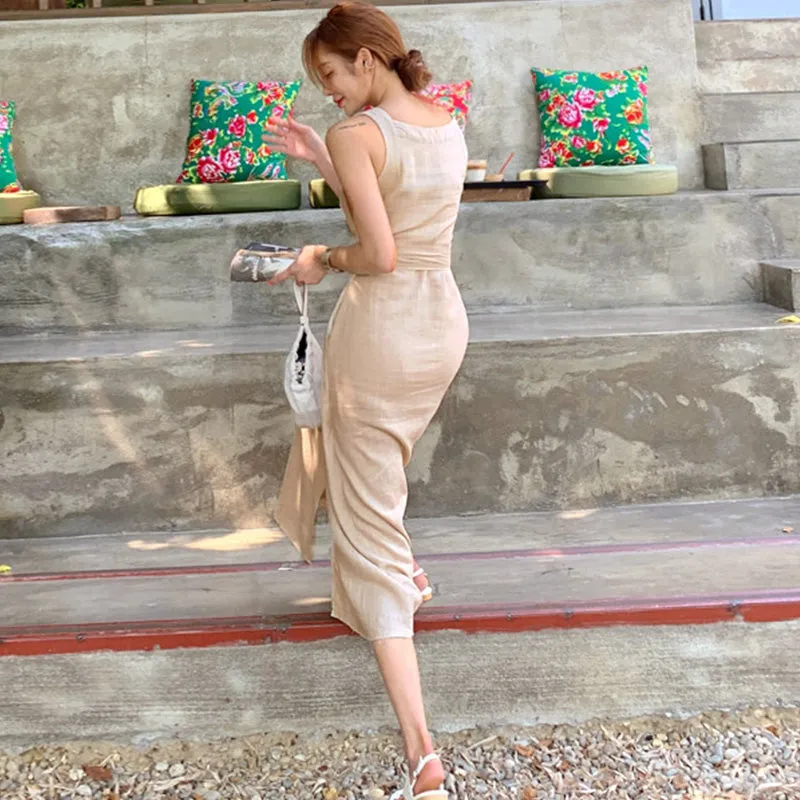 Julia Fashion - New Fashion Elegant Sleeveless Summer Dress