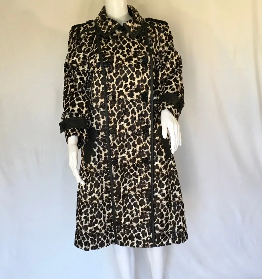 Karen Millen Animal Print Color Coat