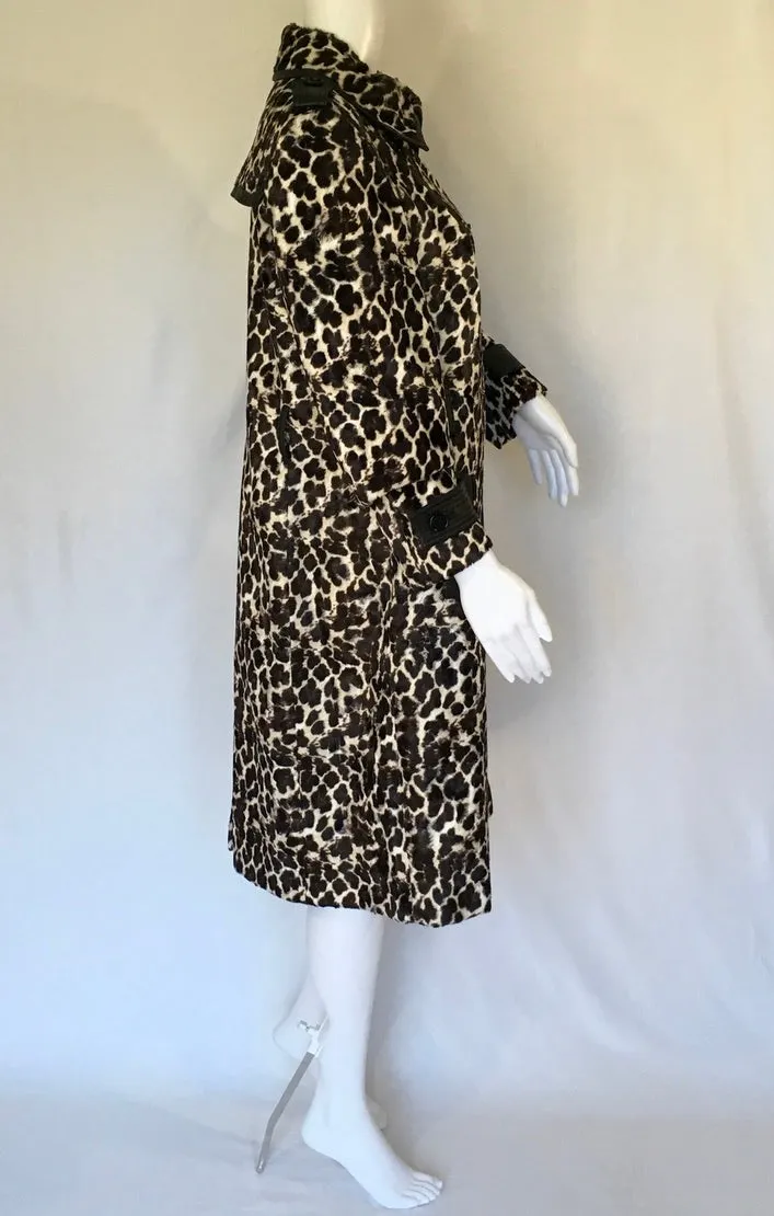 Karen Millen Animal Print Color Coat