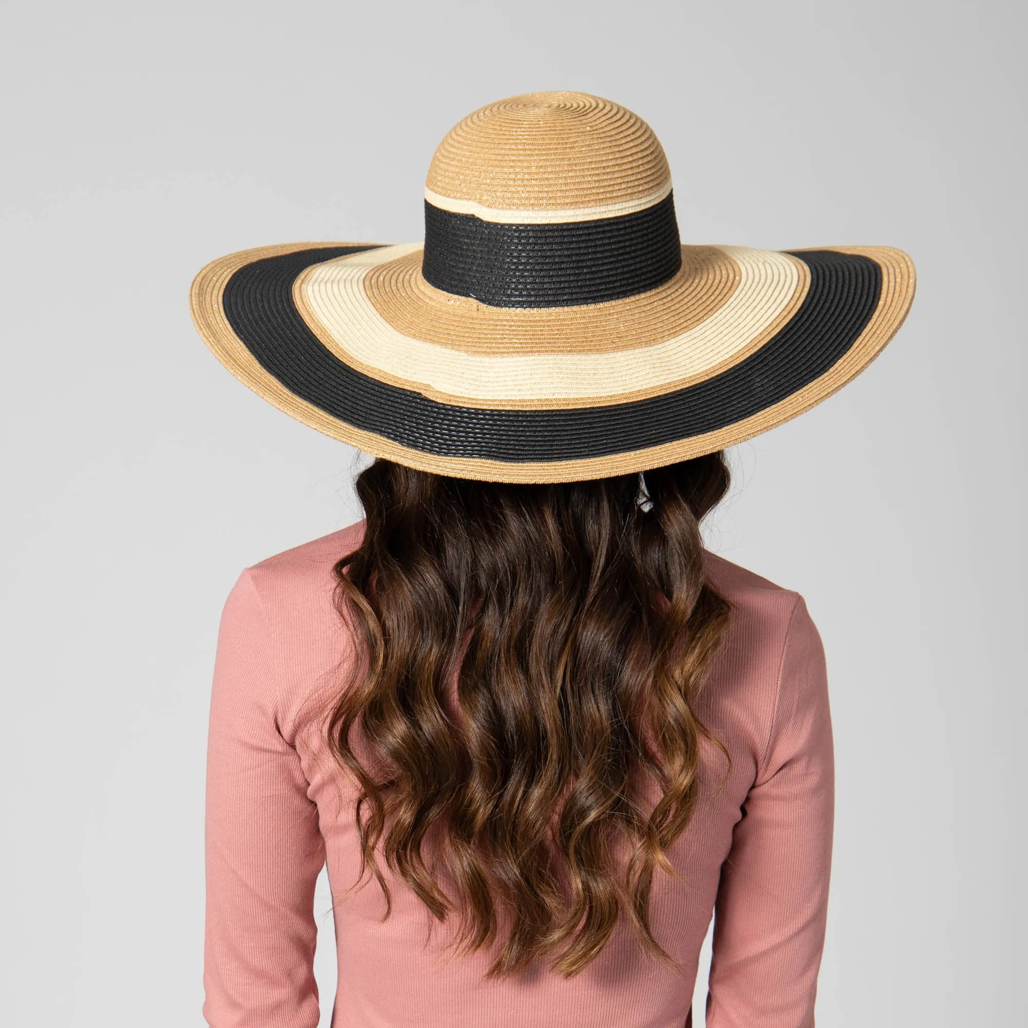 Las Palmas Floppy - Ultrabraid Striped Floppy Hat