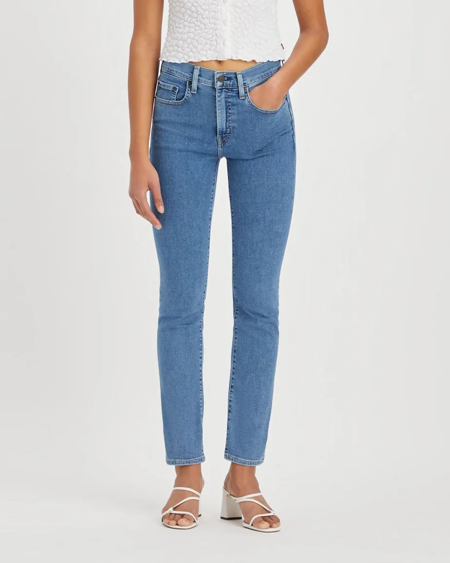 Levi's® Womens 724 High Rise Straight Leg Jeans - Beach Break Stone