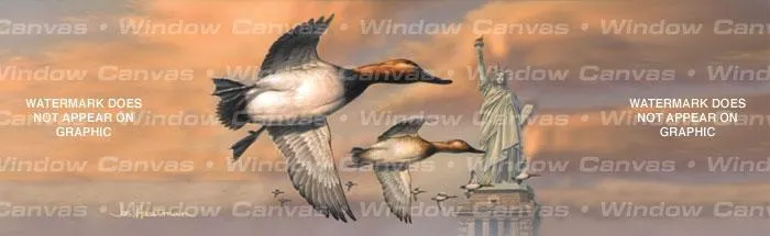 Liberty Canvasbacks Rear Window Decal