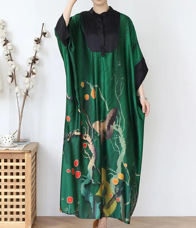 Loose Plus Size Women Summer Fashion Long Dresses AMT962328