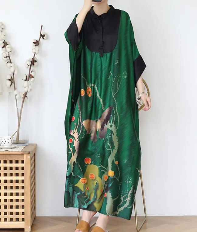 Loose Plus Size Women Summer Fashion Long Dresses AMT962328