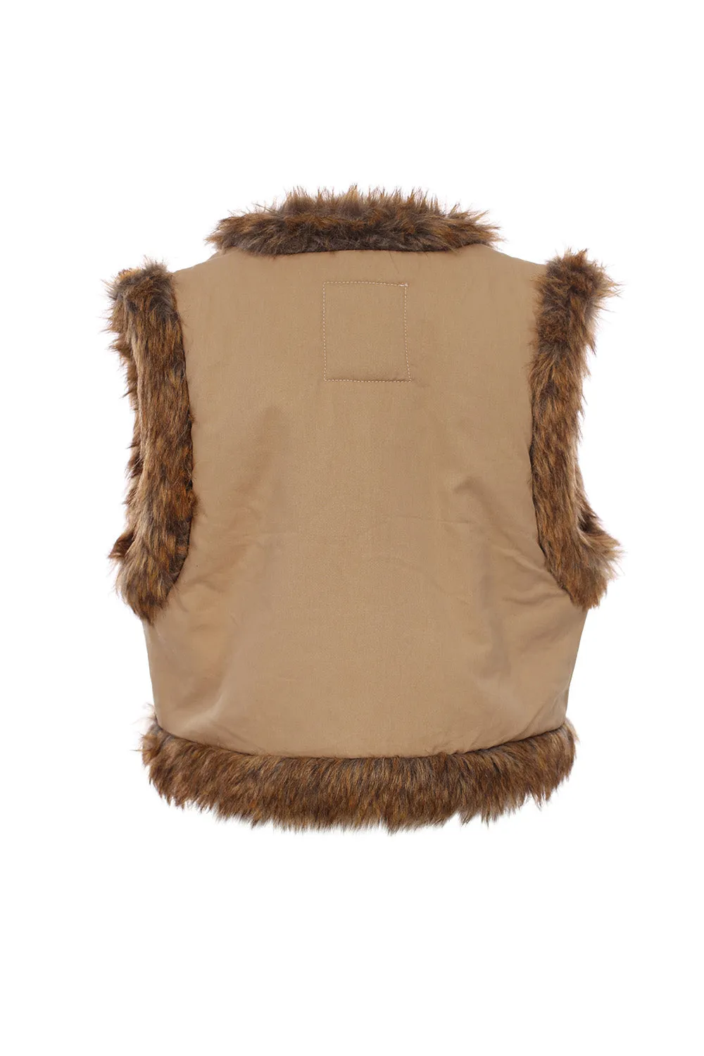 LOOXS Little Embroidery Fur Gilet