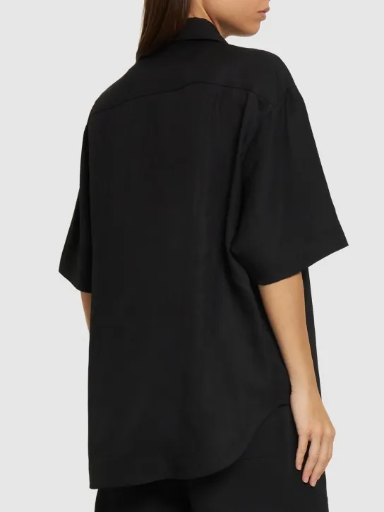 Loulou Studio   Moheli viscose &amp; linen shirt 