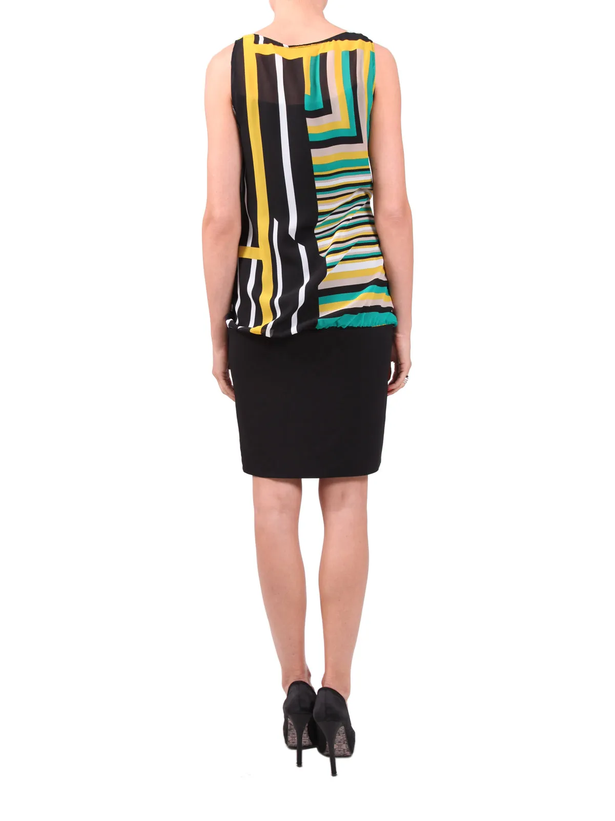 Malva Sleevless Striped Dress