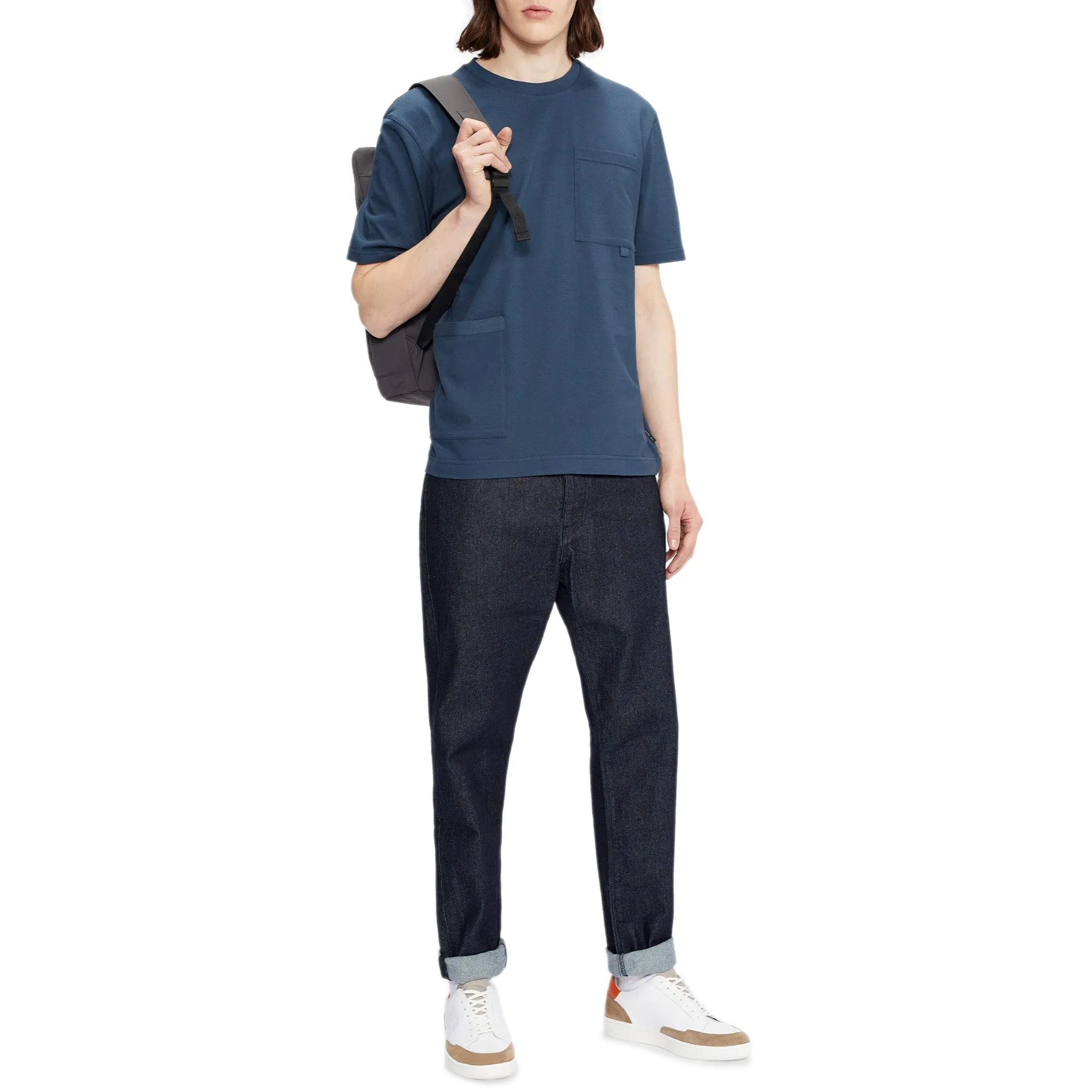 Men Mmp-Aycee-Rinse Washed Raw Denim - Dk-Navy