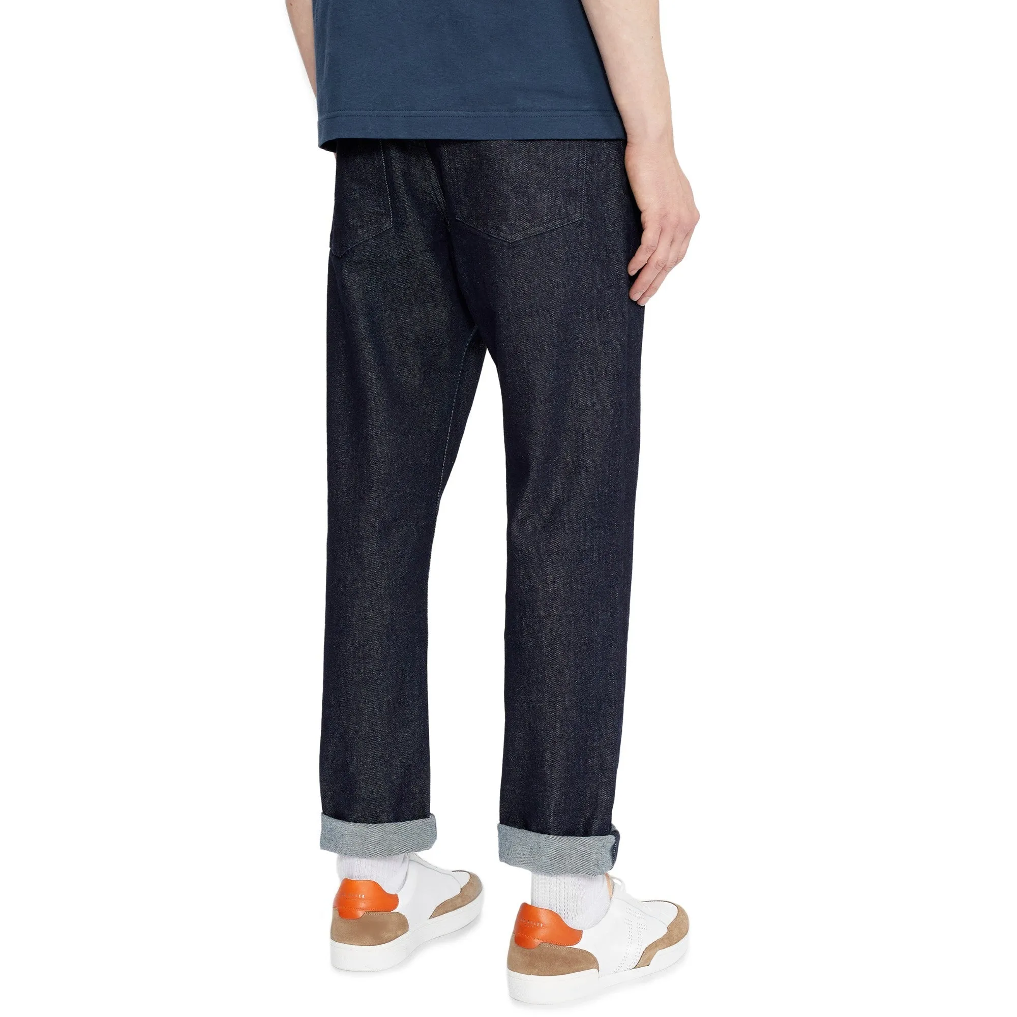 Men Mmp-Aycee-Rinse Washed Raw Denim - Dk-Navy