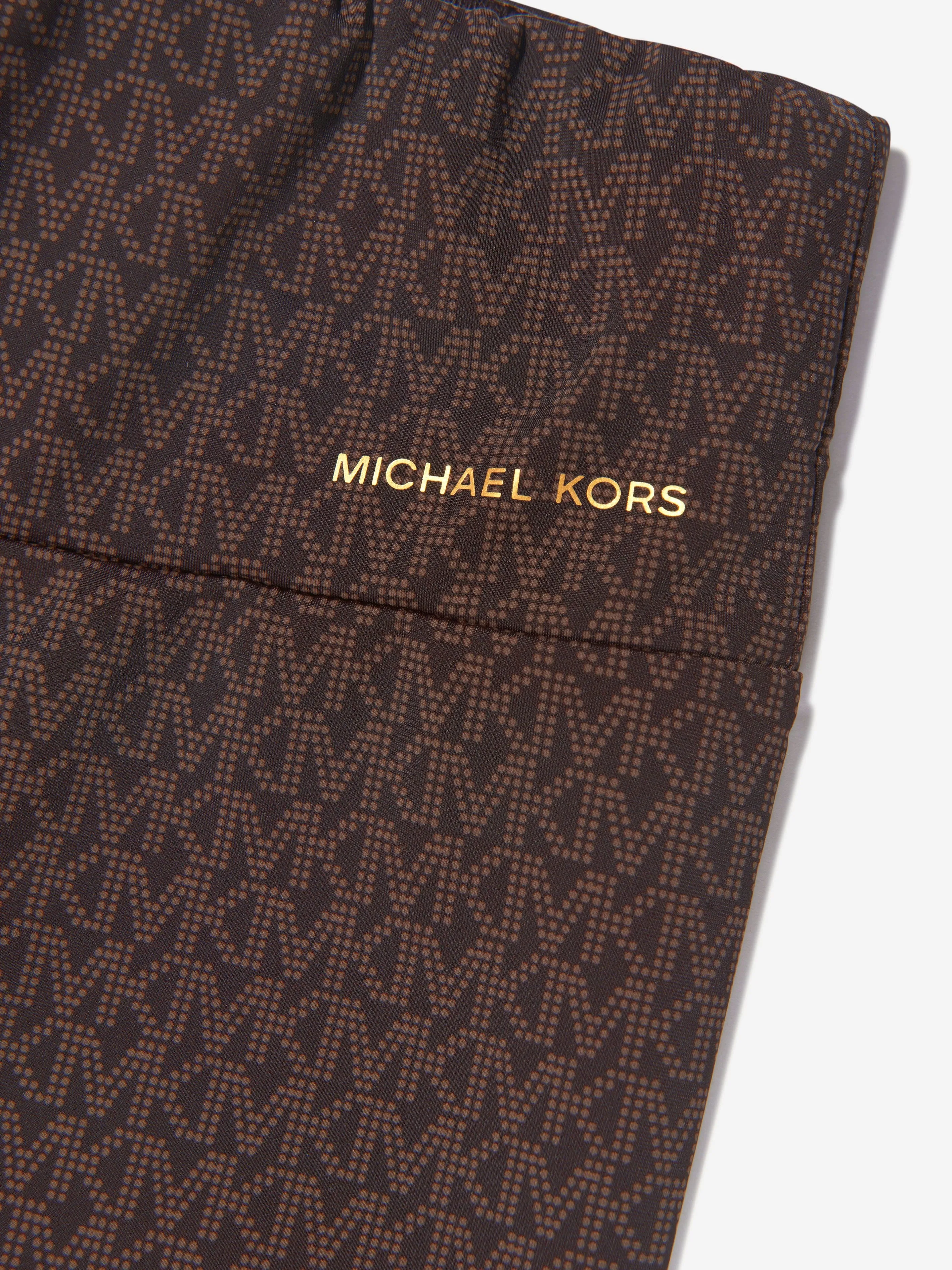 Michael Kors Girls MK Logo Print Leggings