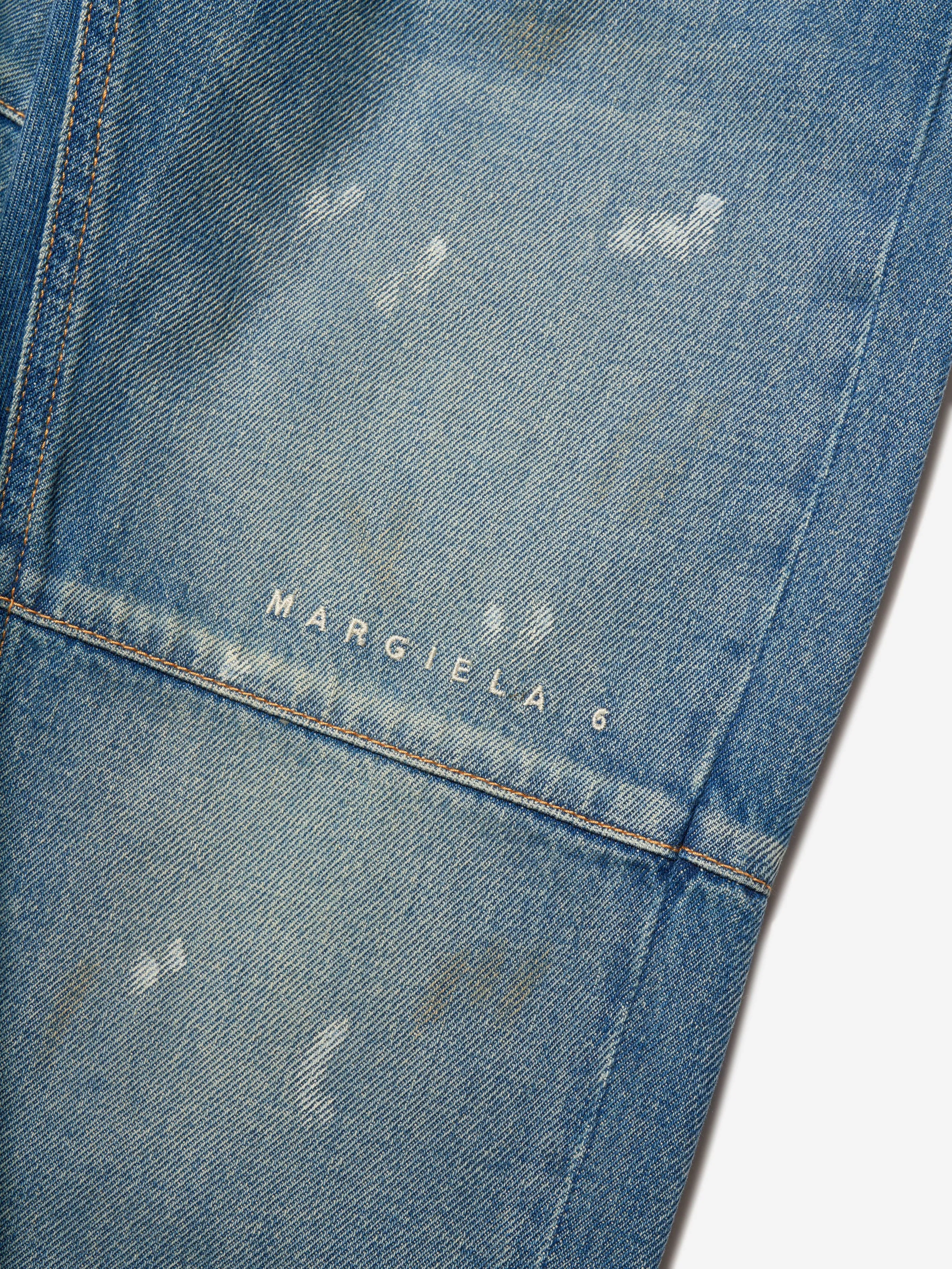 MM6 Maison Margiela Kids Logo Loose Fit Denim Jeans