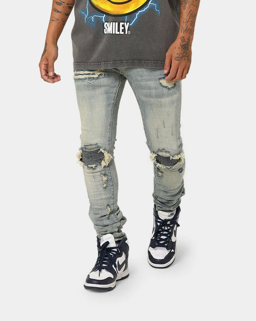 MNML X162 Stretch Denim Jeans Blue