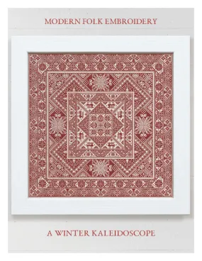 Modern Folk Embroidery -  A Winter Kaleidoscope - Booklet Chart