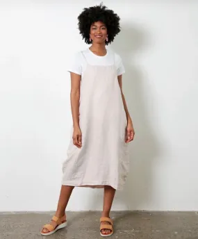 Montaigne Tulipe Linen Slip Dress