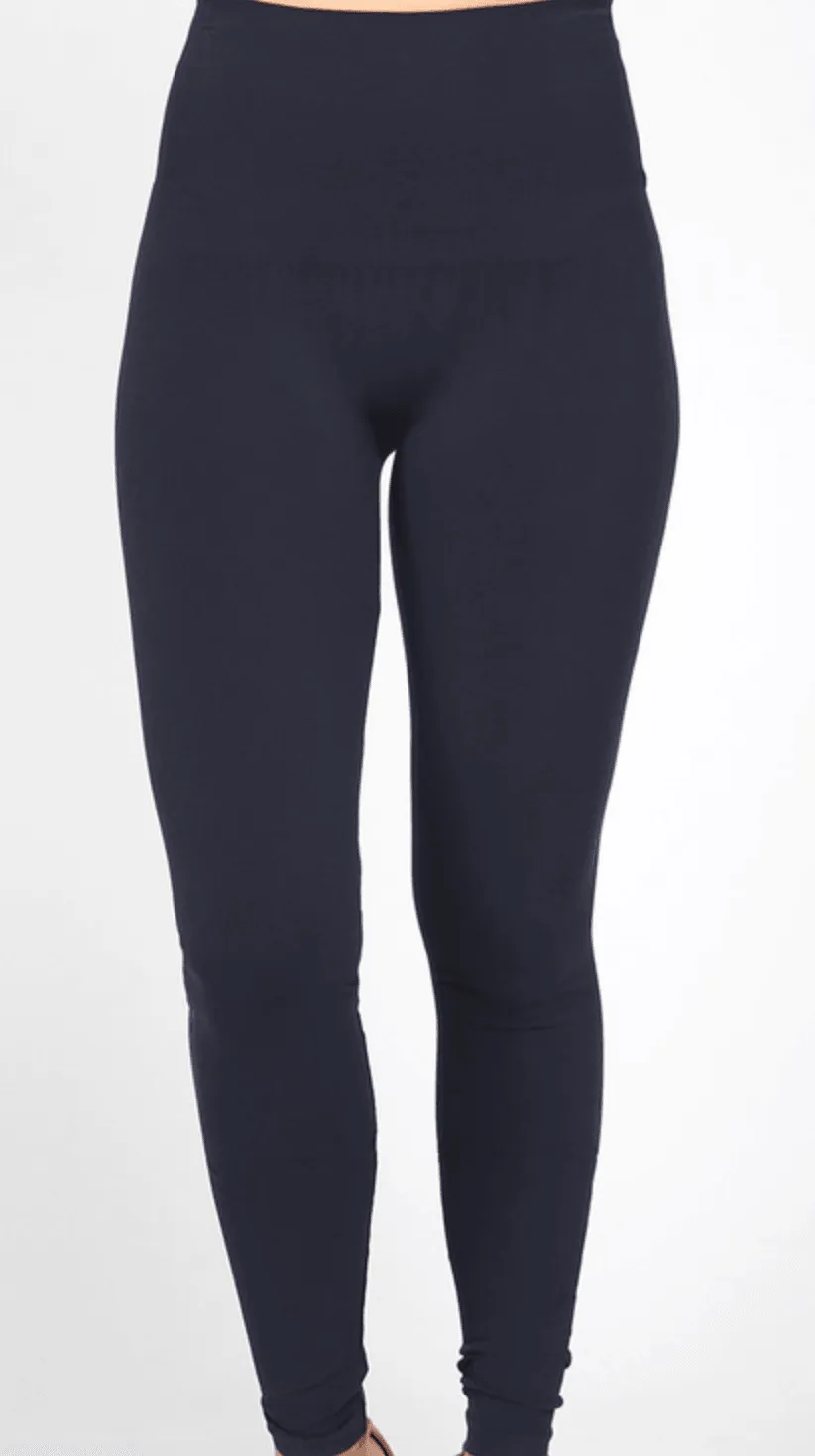 M.Rena Tummy Tuck Solid High Waist Leggings