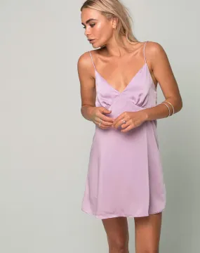 Nala Slip Dress in Satin Move