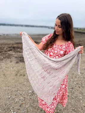 Nevasca Light Shawl Knitting Pattern - Digital Download