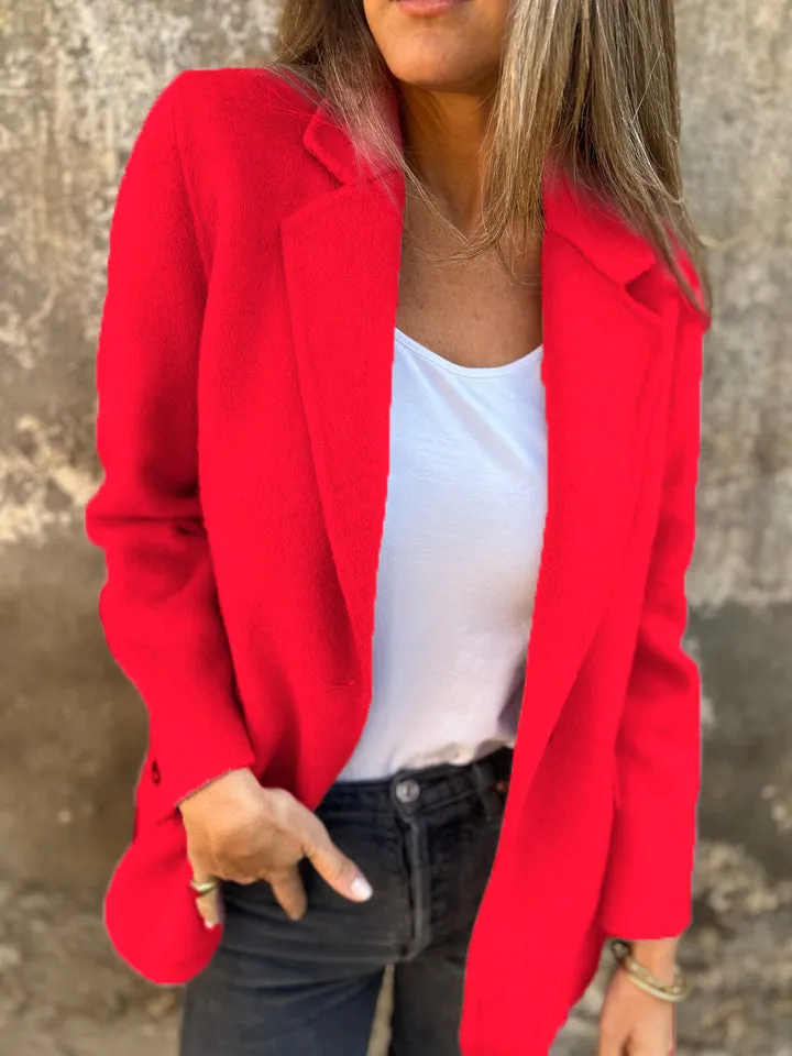 🔥NEW IN- 49% OFF- Women's Lapel Long Sleeve Casual Jacket