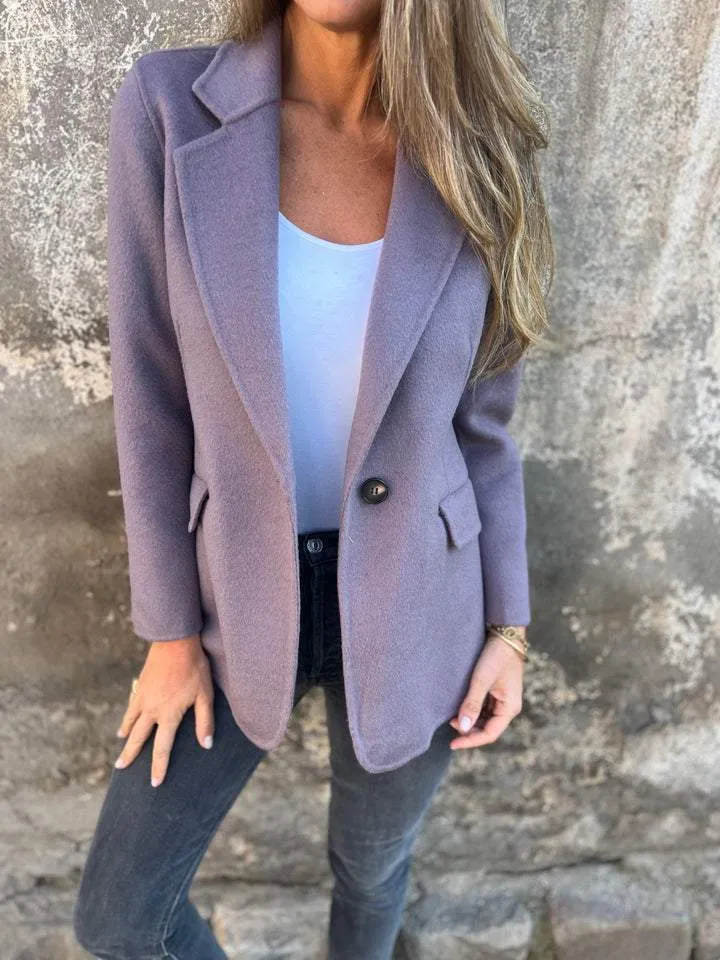 🔥NEW IN- 49% OFF- Women's Lapel Long Sleeve Casual Jacket