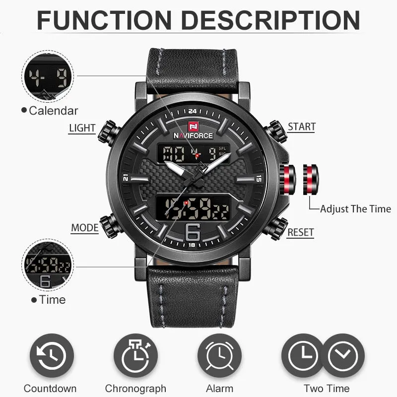 New Men's Fashion Sport Watch