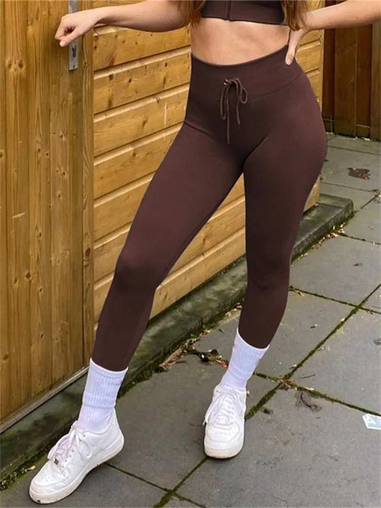 New Tossy Ribbed Yoga Leggings