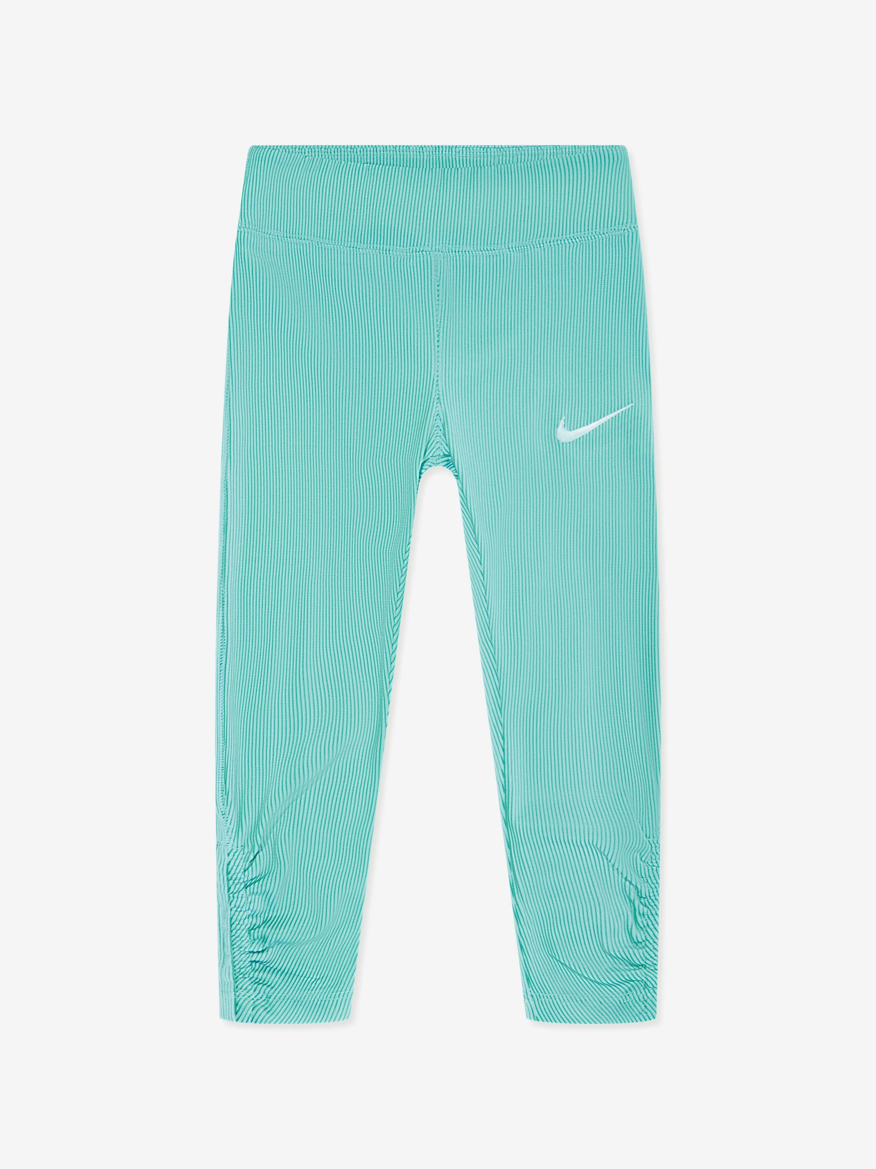 Nike Girls Meta Morph Colour Shift Leggings in Blue