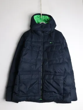 Nike Jacket Mens XL Blue Down Coat