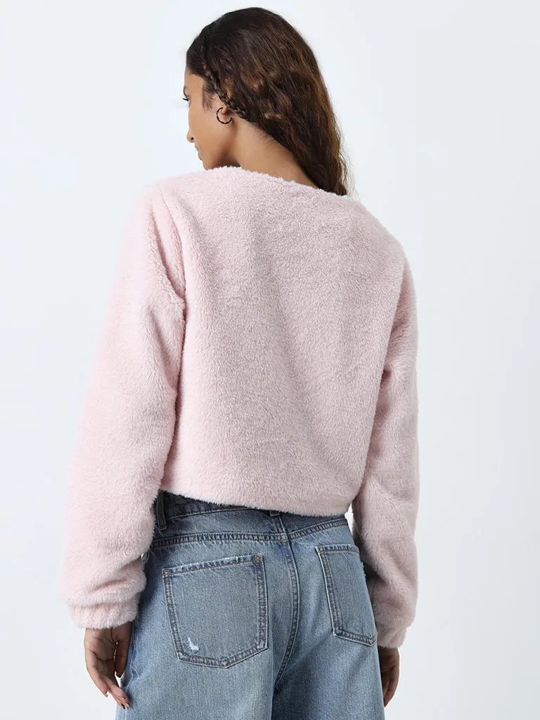 Nuon Pink Faux Fur Jacket