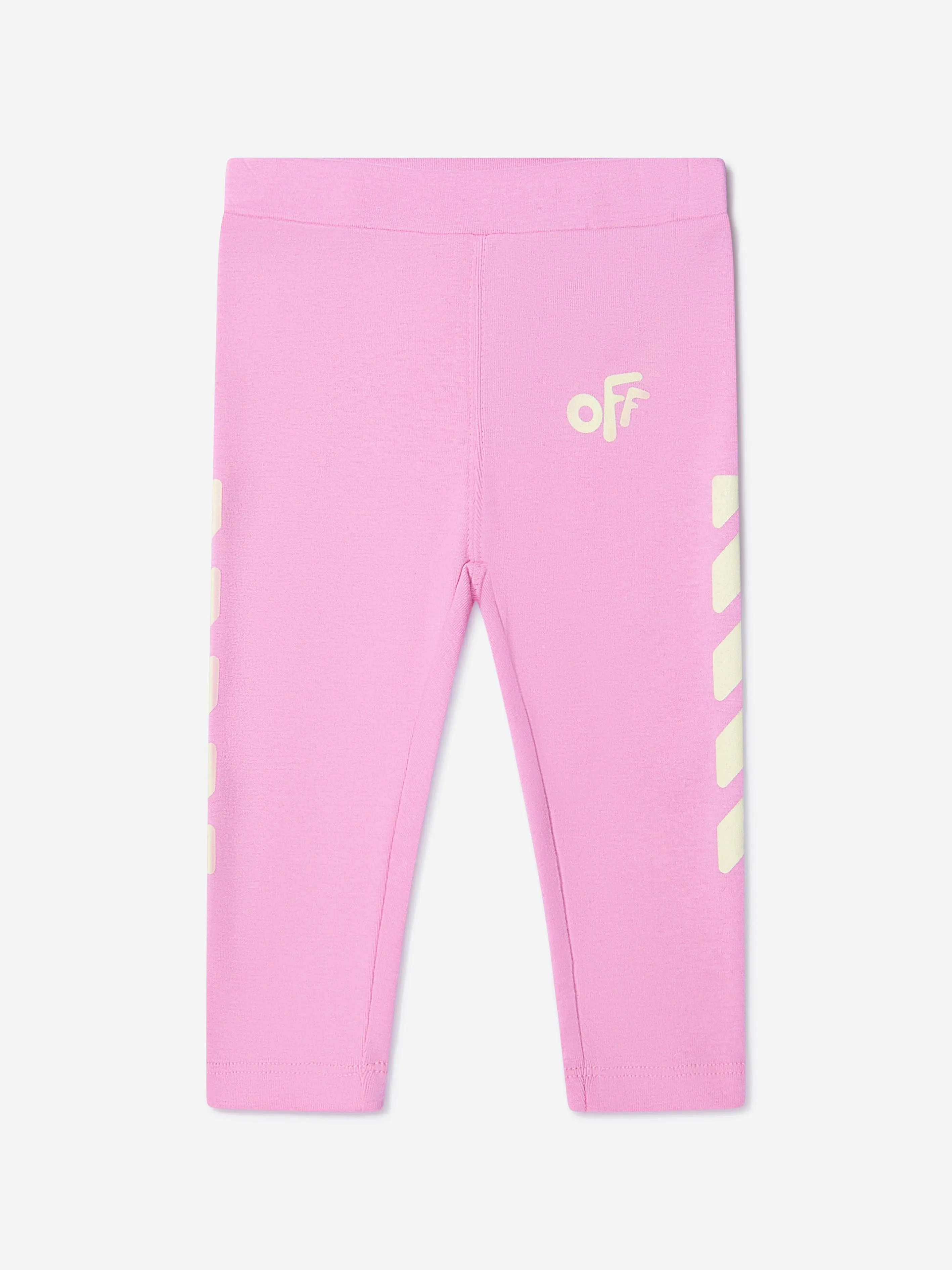 Off-White Baby Girls Off Rounded Leggings