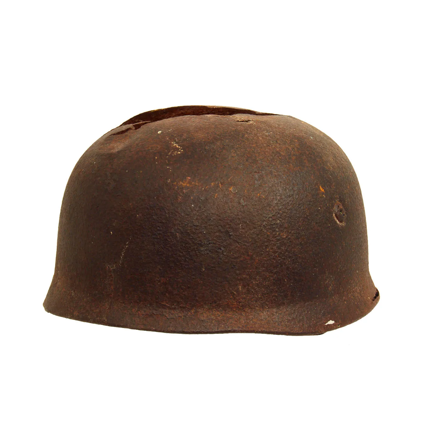 Original German WWII Battle of Crete Dug Up M38 Luftwaffe Fallschirmjäger Paratrooper Helmet Shell